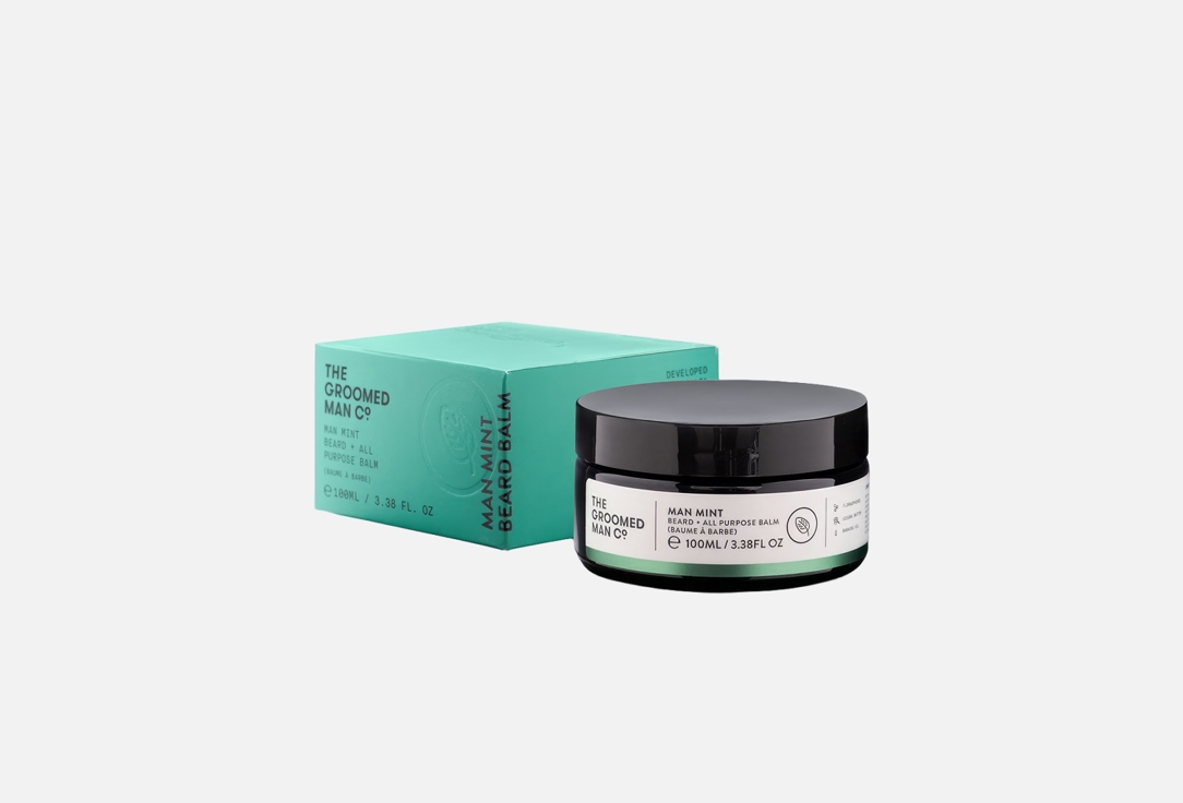The Groomed Man Co Beard Balm light to medium hold Man Co 100 ml The Groomed Man Co Beard Balm light to medium hold Man Co
