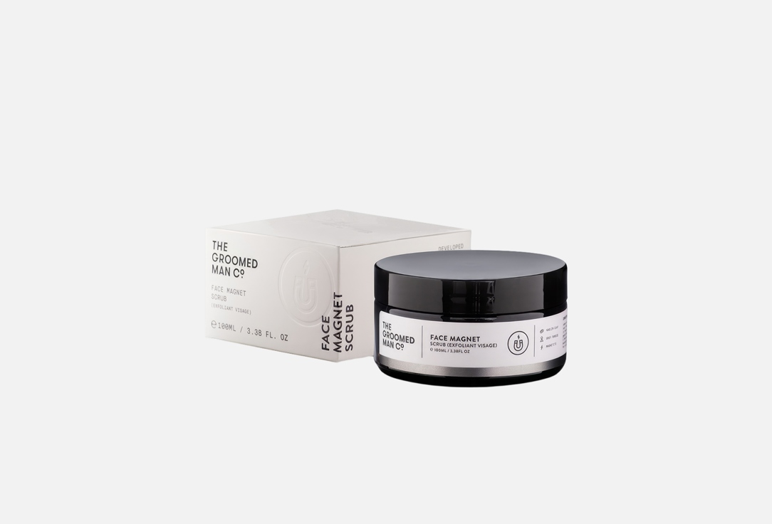 The Groomed Man Co Face scrub Magnet 100 ml The Groomed Man Co Face scrub Magnet