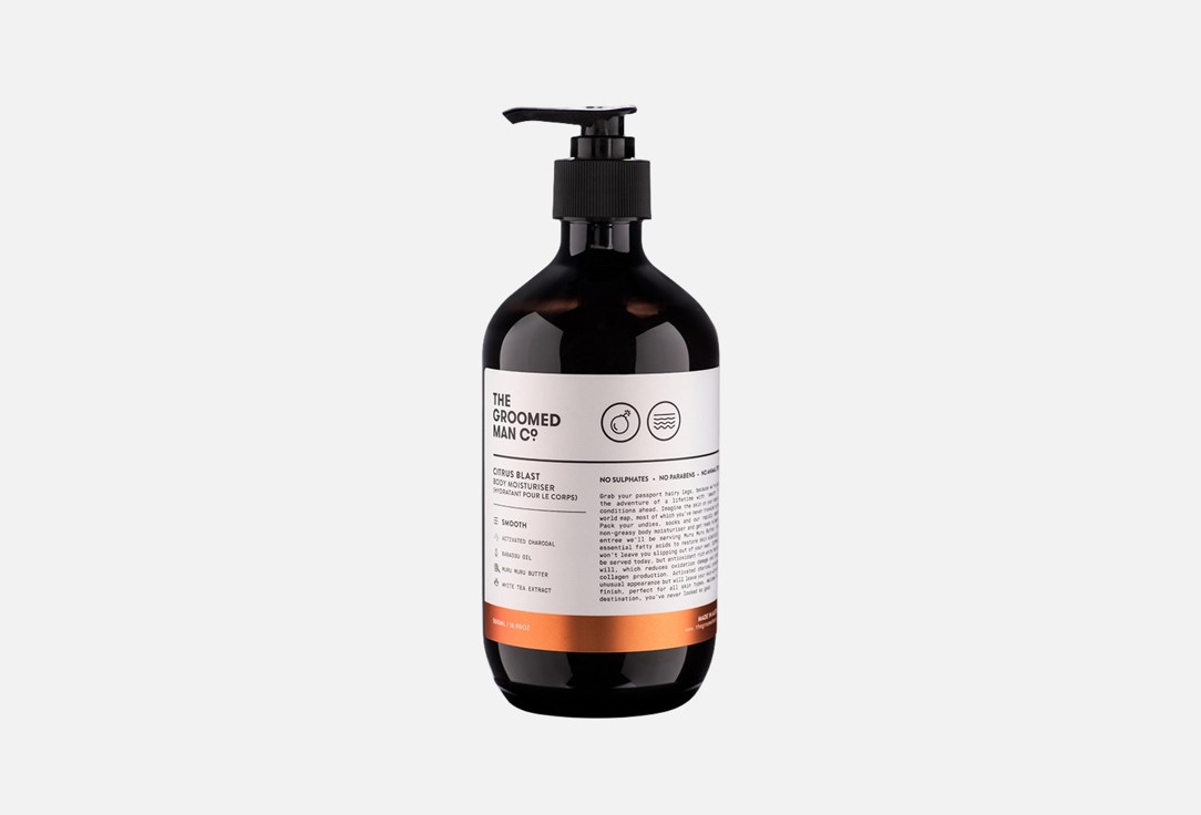 The Groomed Man Co Body Moisturizer Citrus Blast 500 ml The Groomed Man Co Body Moisturizer Citrus Blast