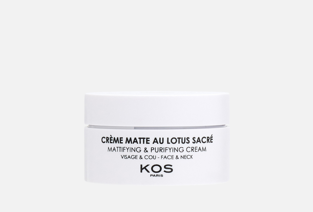 KOS PARIS Mattifying Cream for oily skin Purifying Cream 50 ml KOS PARIS Mattifying Cream for oily skin Purifying Cream