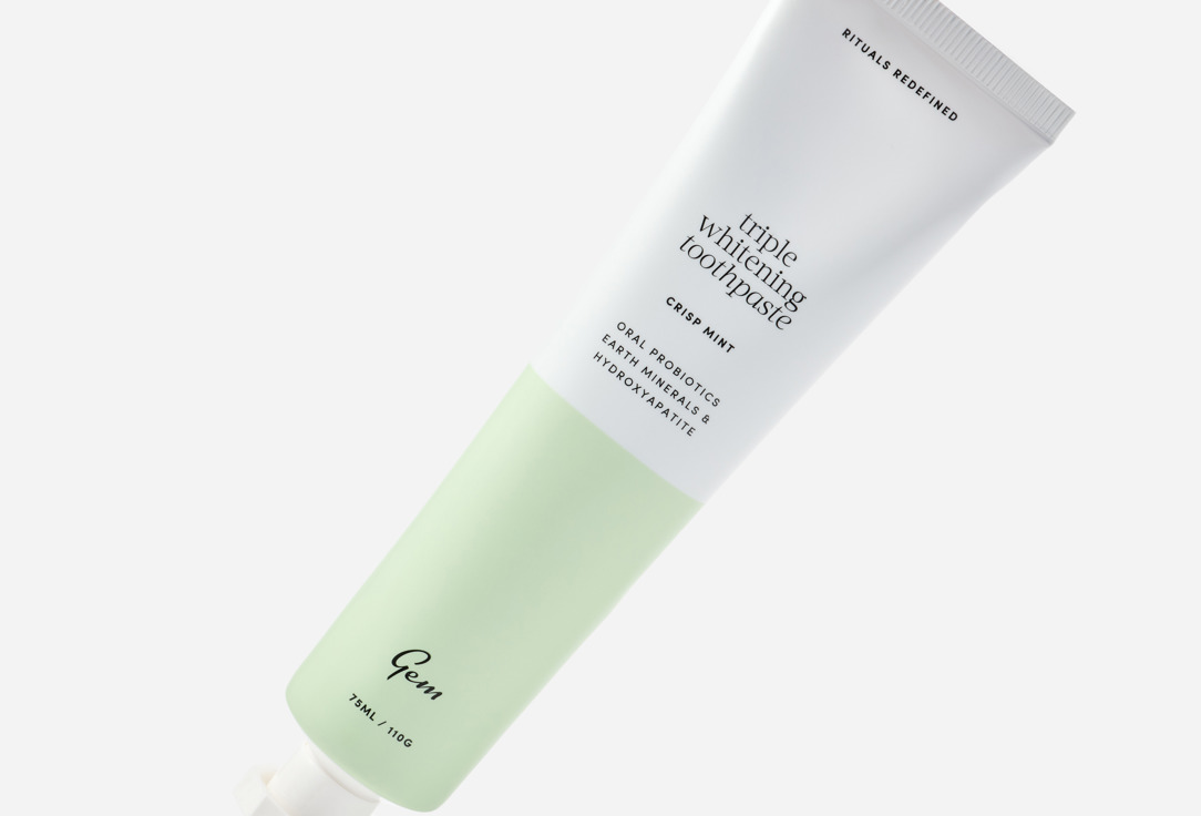 GEM Triple Whitening Toothpaste Crisp Mint