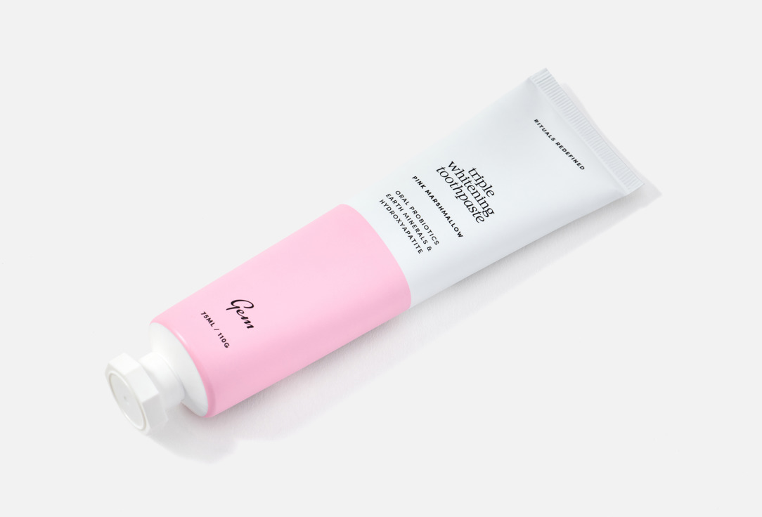 GEM Triple Whitening Toothpaste Pink Marshmallow