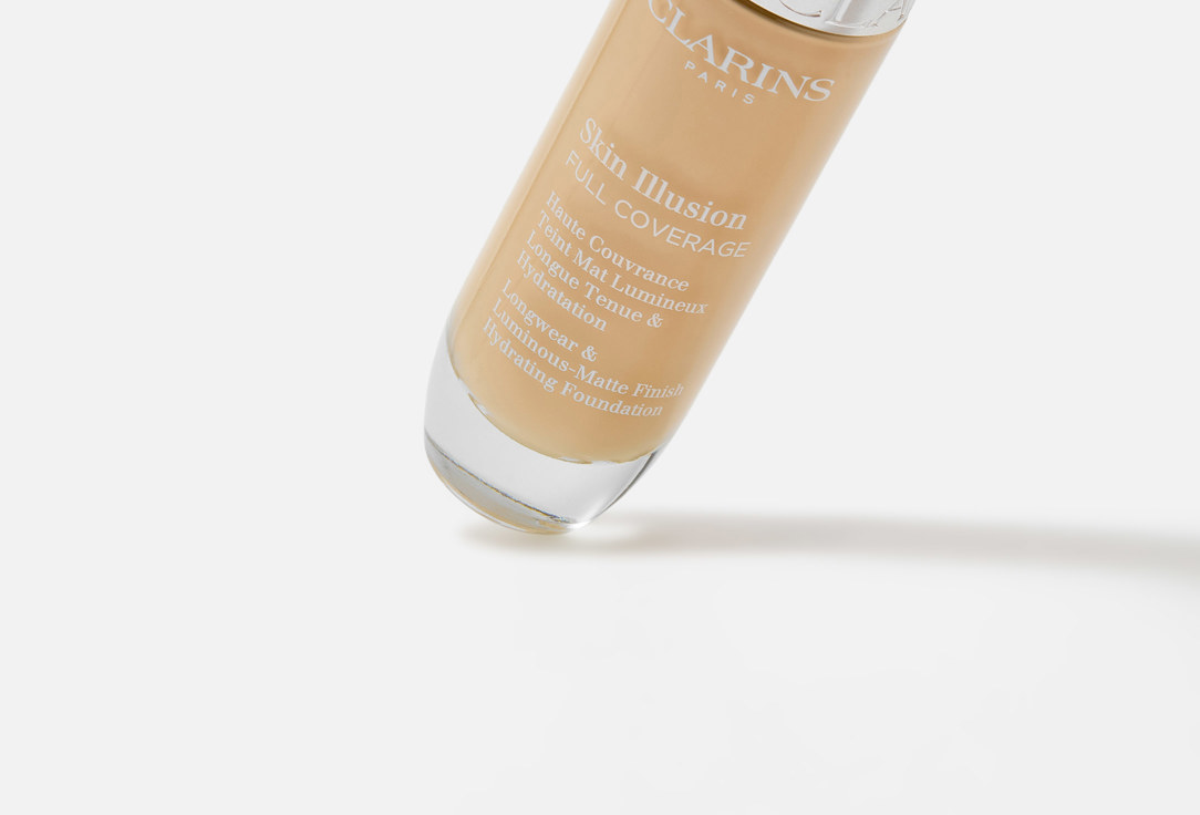 Clarins Longwear Matte Hydrating Foundation Skin Illusion Full Coverage