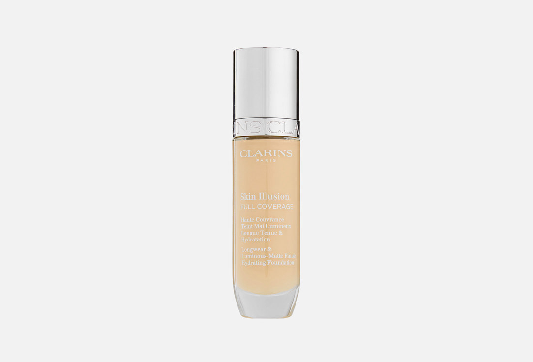 Clarins Longwear Matte Hydrating Foundation Skin Illusion Full Coverage