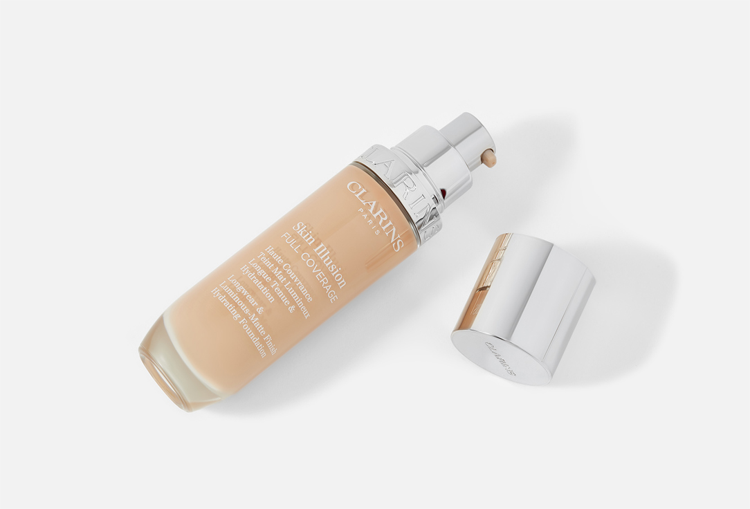 Clarins Longwear Matte Hydrating Foundation Skin Illusion Full Coverage
