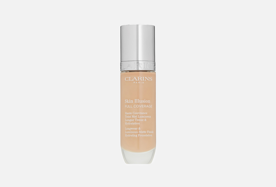 Clarins Longwear Matte Hydrating Foundation Skin Illusion Full Coverage