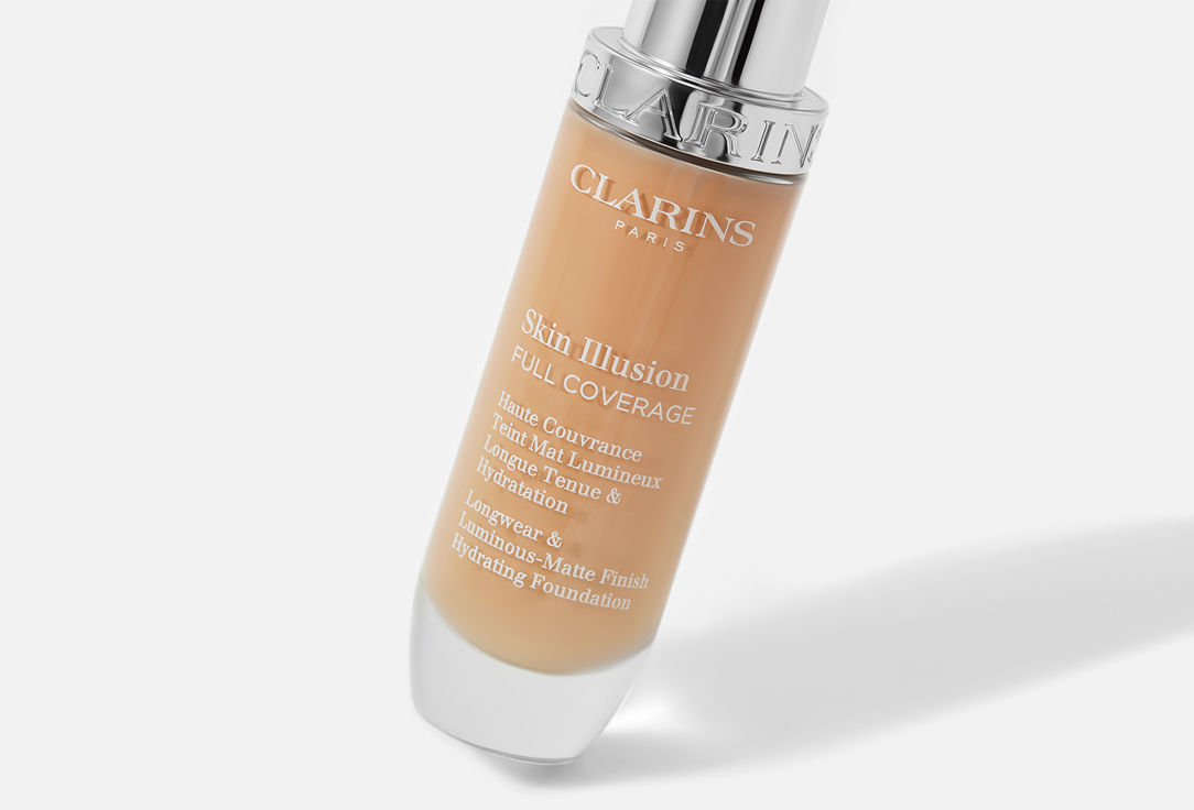 Clarins Увлажняющая жидкая тональная основа Skin Illusion Full Coverage