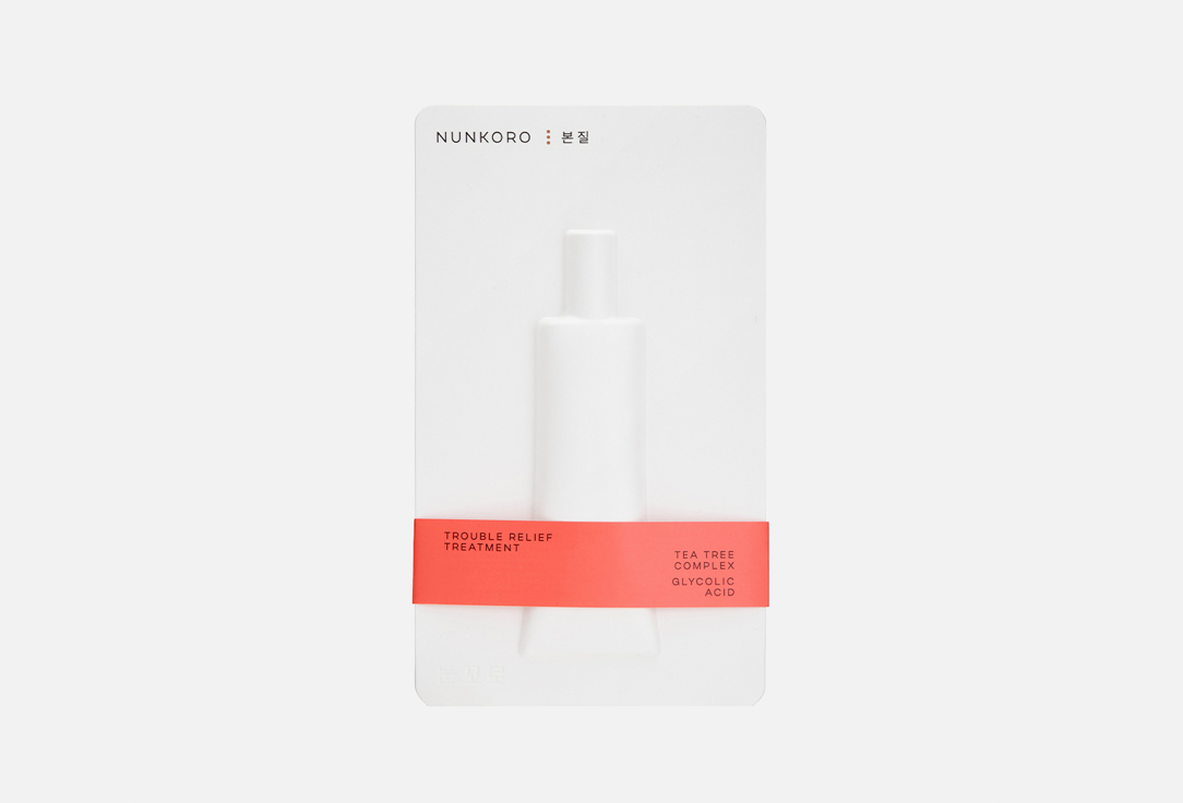 NUNKORO Sebum-regulating Face Cream TROUBLE RELIEF TREATMENT