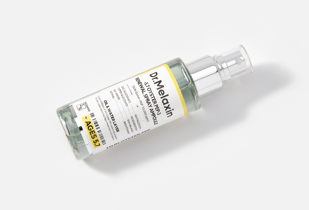 Dr. MELAXIN Hydrating Dual-layer Facial oil mist Oyster Pep3 Renewal