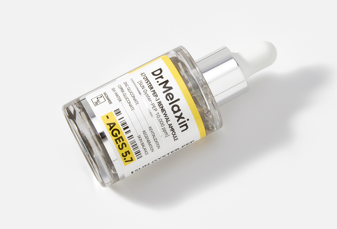 Dr. MELAXIN Antioxidant-rich facial ampoule Oyster Pep3 Renewal
