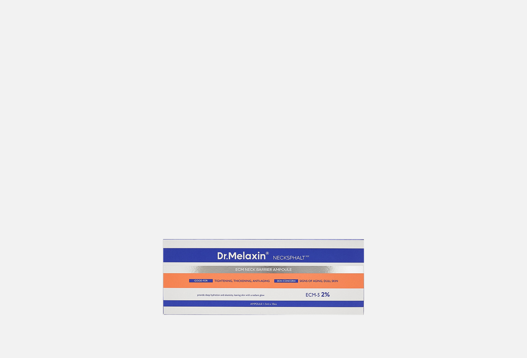 Dr. MELAXIN Anti-aging neck & décolleté ampoule Necksphalt Neck ECM Barrier