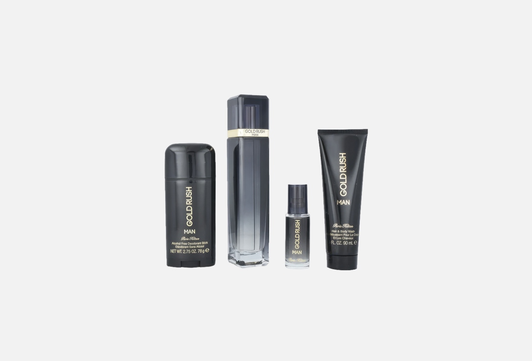 PARIS HILTON Perfume set GOLD RUSH  MAN