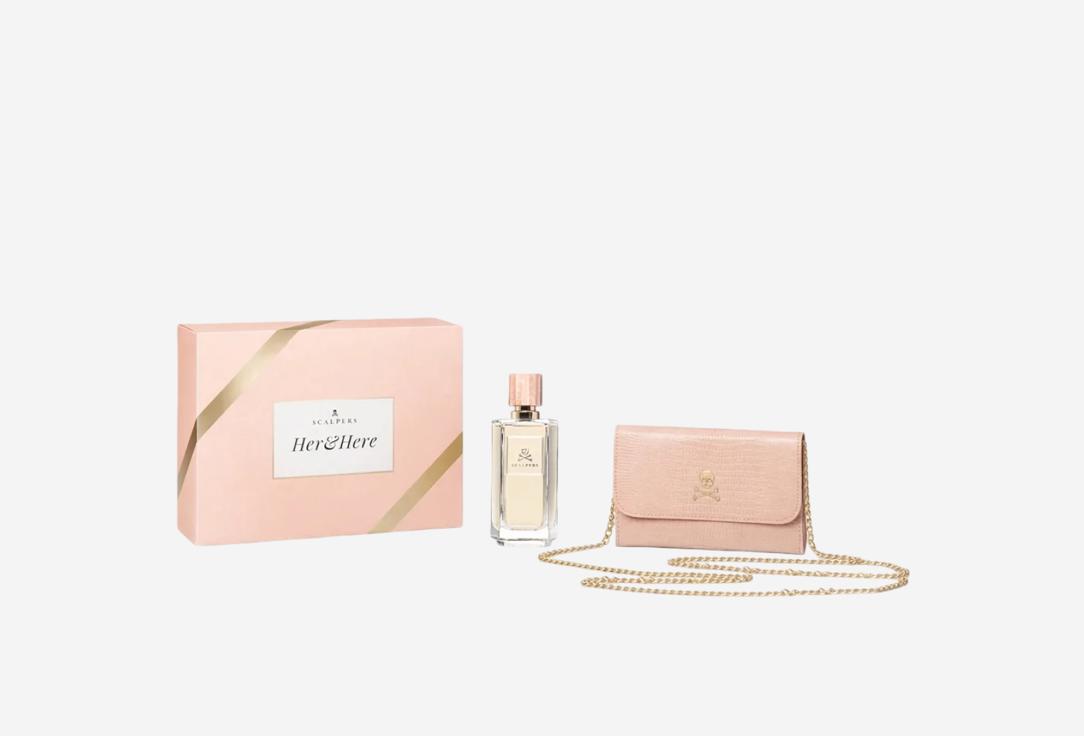 Scalpers Eau de parfum & shoulder bag set HER & HERE