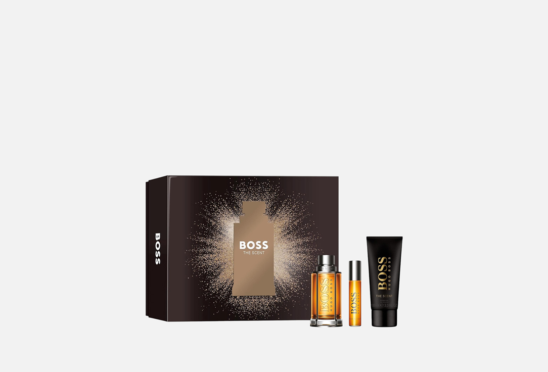 Hugo Boss Gift Set: Eau De Toilette, Pen Spray, Shower Gel The Scent 3 pcs Hugo Boss Gift Set: Eau De Toilette, Pen Spray, Shower Gel The Scent