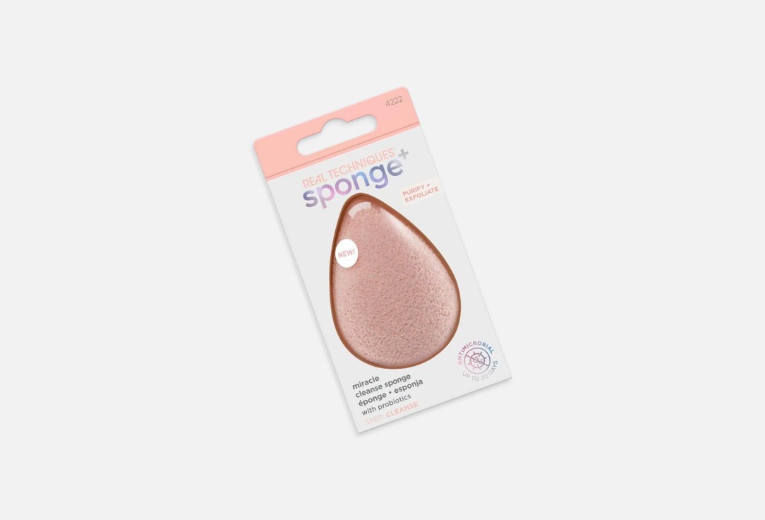 Real Techniques face Cleansing Sponge Miracle 1 pcs Real Techniques face Cleansing Sponge Miracle
