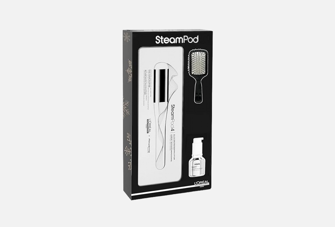 LOreal professionnel SteamPod 4 & Brush & Smoothing Hair Treatment Set SteamPod 4