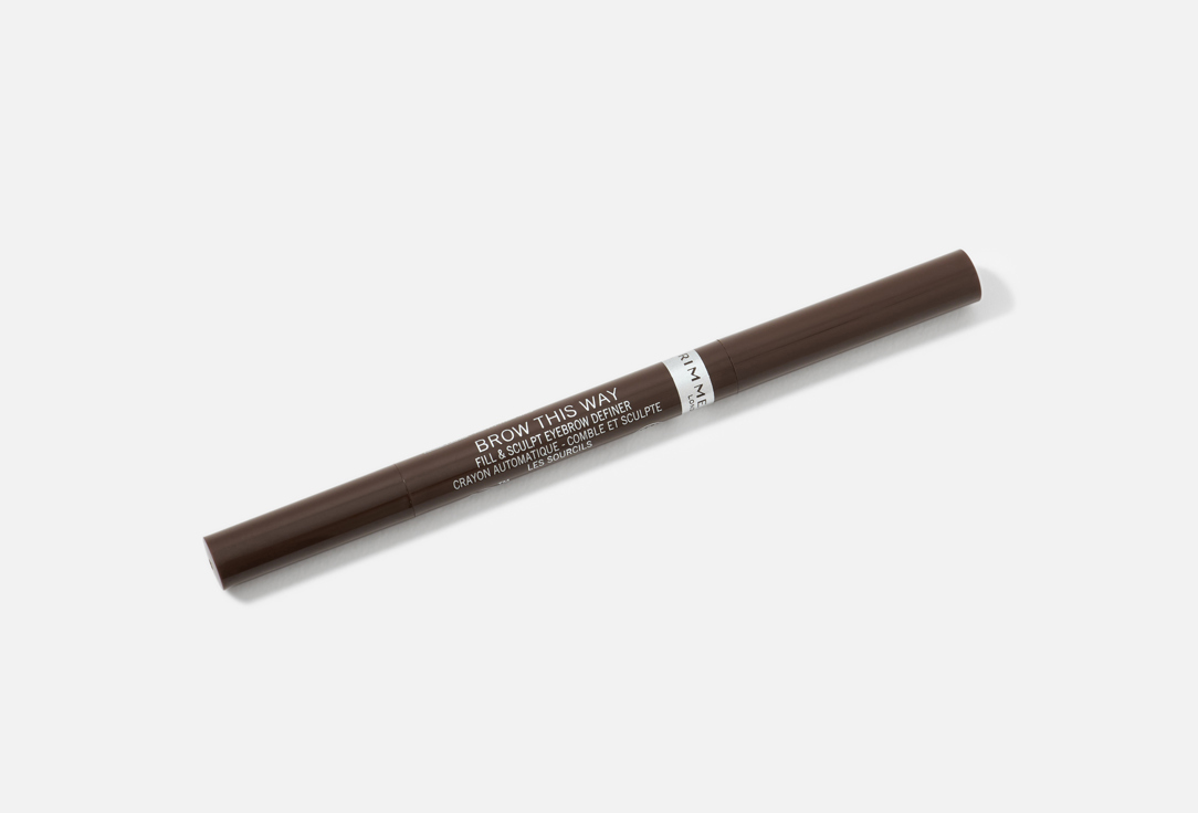 Rimmel Dual-ended eyebrow pencil Brow This Way 2In1 Filler & Fixer Dark Brown 0.25 g Rimmel Dual-ended eyebrow pencil Brow This Way 2In1 Filler & Fixer