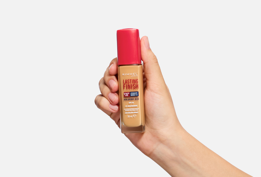 Rimmel Hydrating liquid foundation Lasting Finish Golden Honey 30 ml Rimmel Hydrating liquid foundation Lasting Finish