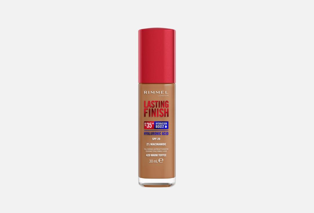 Rimmel Hydrating liquid foundation Lasting Finish Warm Toffee 30 ml Rimmel Hydrating liquid foundation Lasting Finish