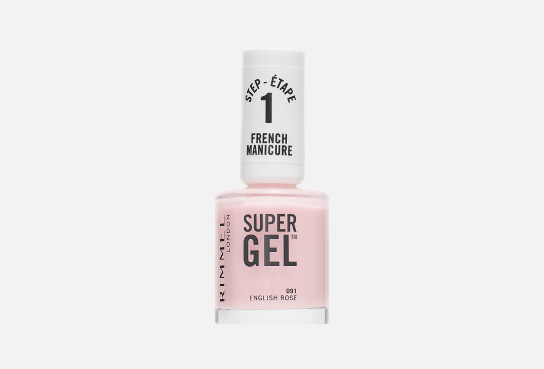 Rimmel Gel nail polish Super Gel English Rose 12 ml Rimmel Gel nail polish Super Gel