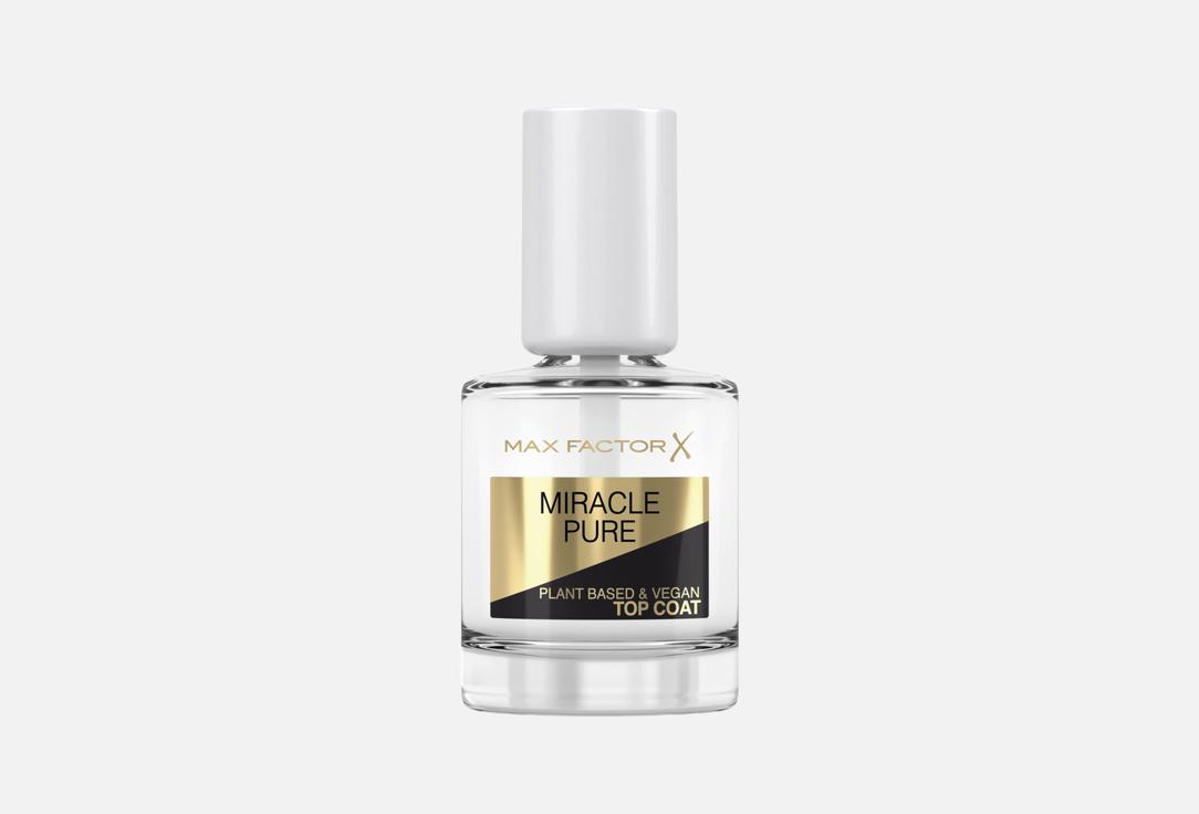 Max Factor Quick-drying vegan top coat nails Miracle Pure