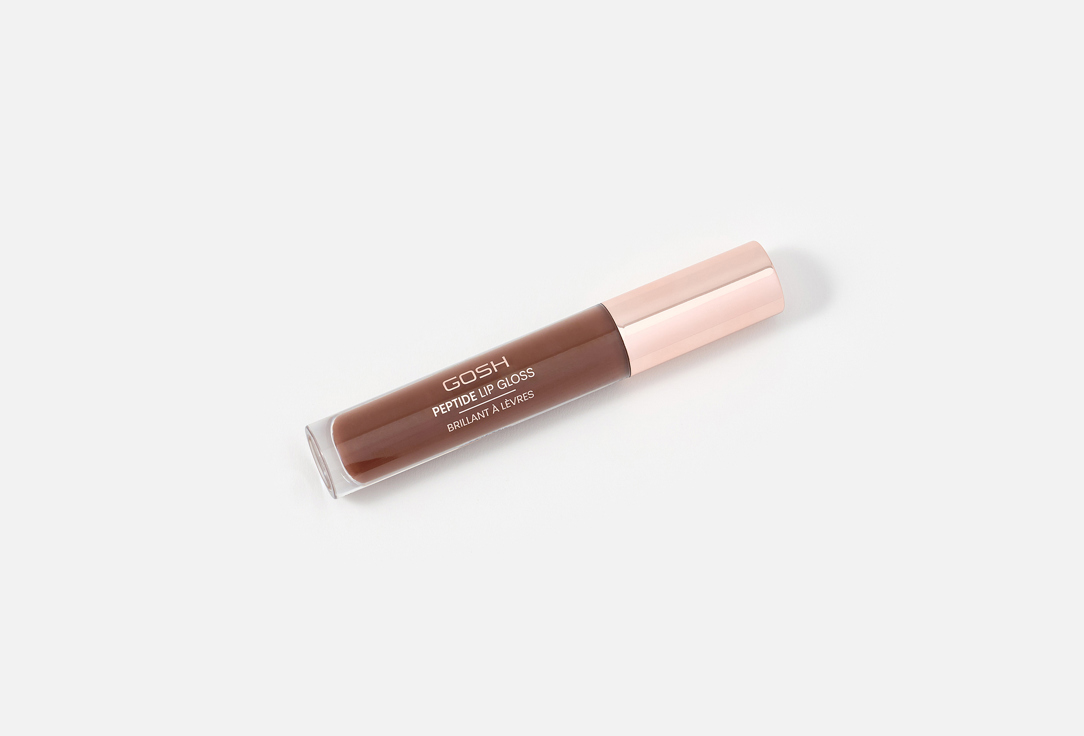 Gosh High shine lip gloss Peptide 006, Brownie 7 ml Gosh High shine lip gloss Peptide