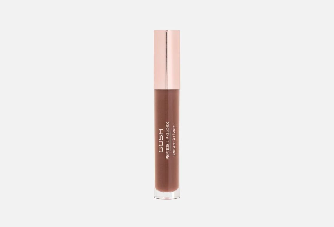 Gosh High shine lip gloss Peptide 006, Brownie 7 ml Gosh High shine lip gloss Peptide