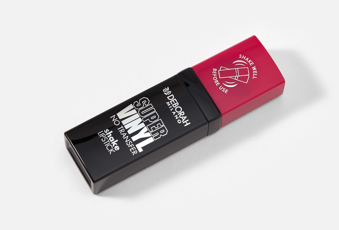 DEBORAH MILANO Жидкая губная помада Super vinyl no transfer 03, Cherry pink 4 мл DEBORAH MILANO Жидкая губная помада Super vinyl no transfer