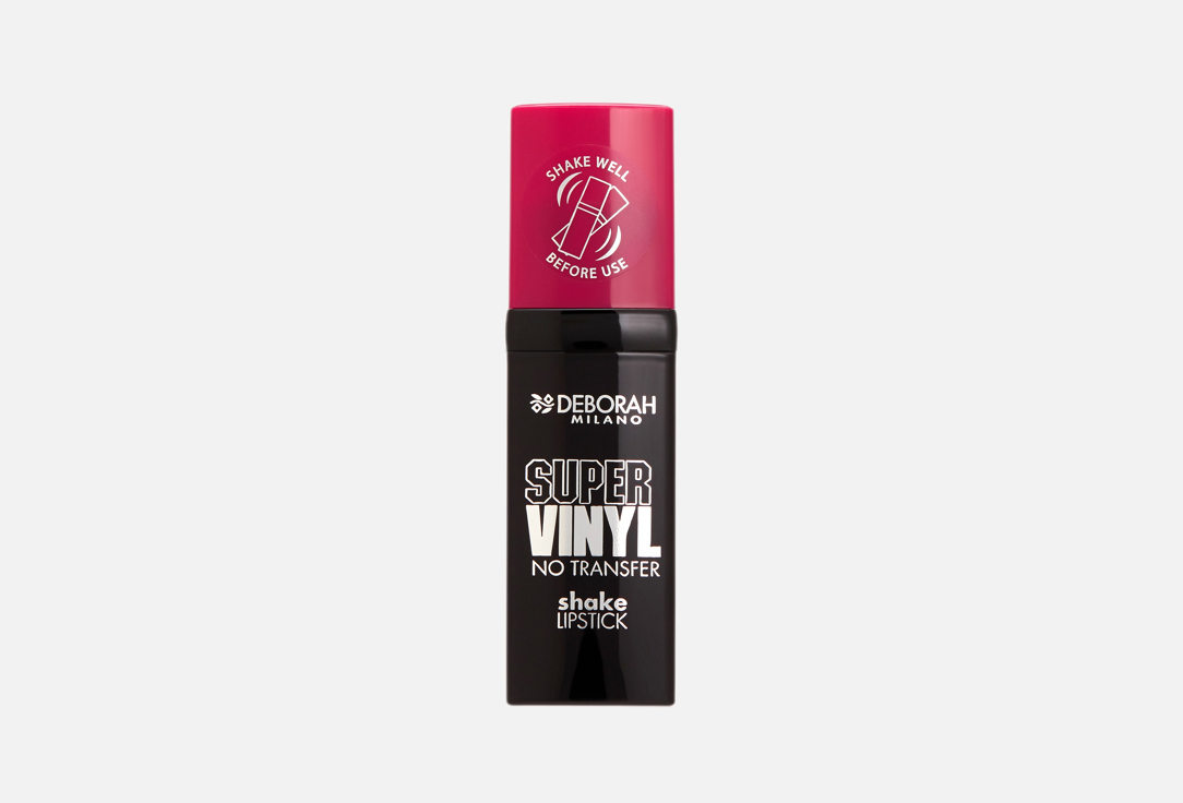 DEBORAH MILANO Жидкая губная помада Super vinyl no transfer 03, Cherry pink 4 мл DEBORAH MILANO Жидкая губная помада Super vinyl no transfer