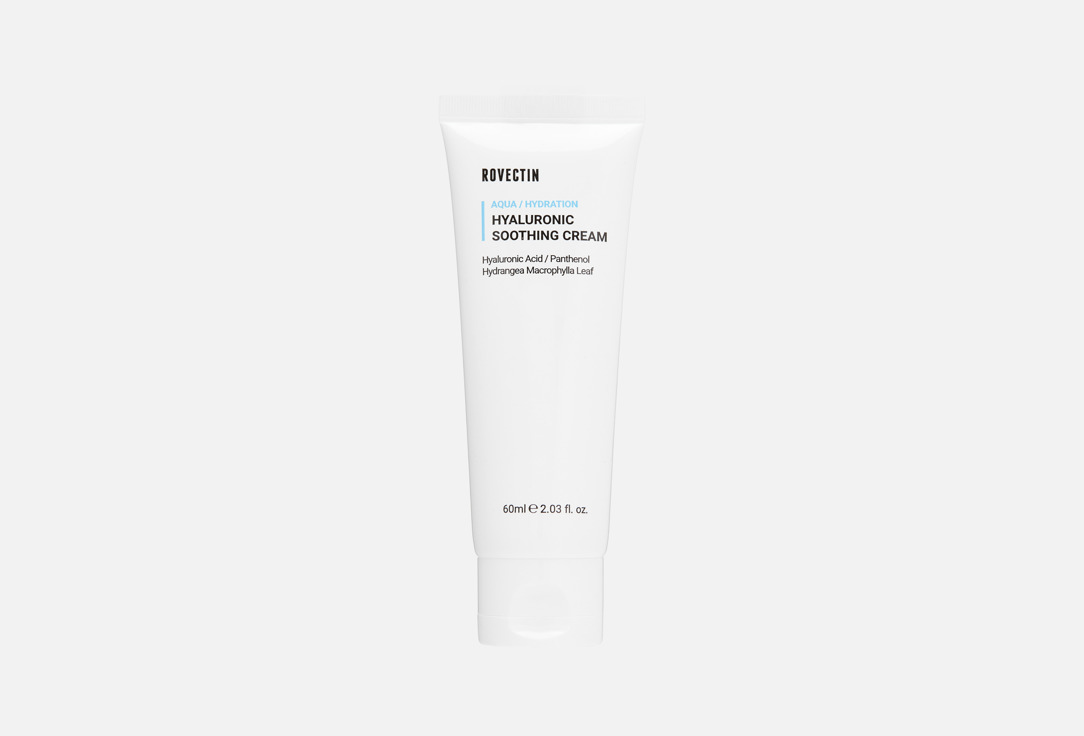 Rovectin Moisturizing Face Cream Aqua Hyaluronic Smoothing Cream