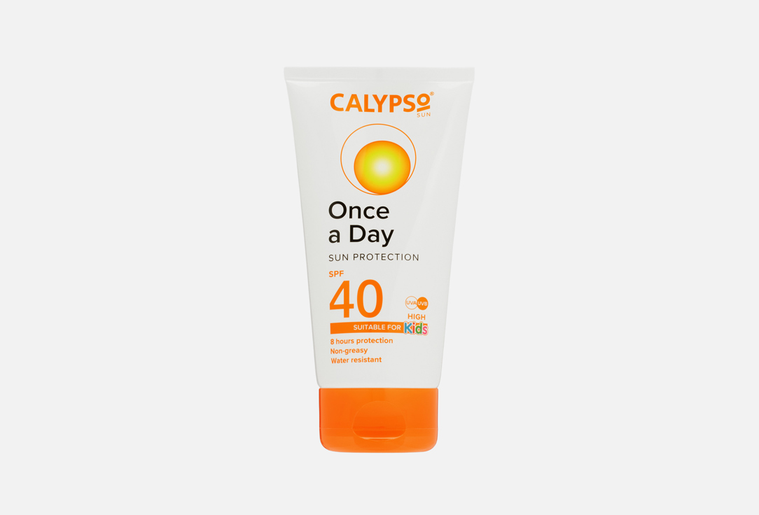 Calypso Kids' Daily Sun Protection Lotion SPF40 Kids Once a Day 150 ml Calypso Kids' Daily Sun Protection Lotion SPF40 Kids Once a Day