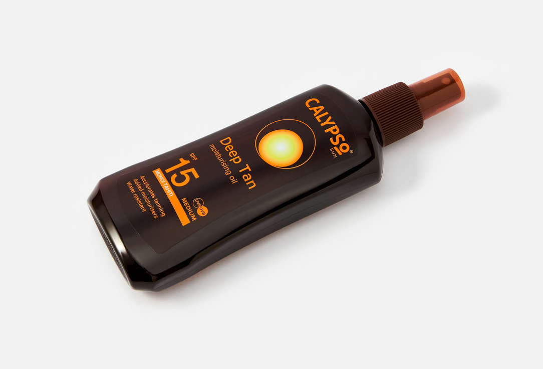 Calypso Tanning Oil Spray SPF15 Deep Tanning 200 ml Calypso Tanning Oil Spray SPF15 Deep Tanning