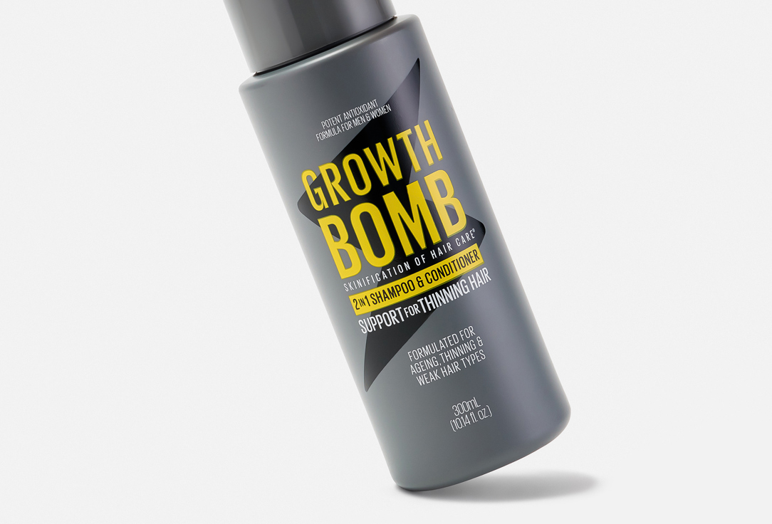 Growth Bomb Hair strengthening shampoo and conditioner High Strength 2in1