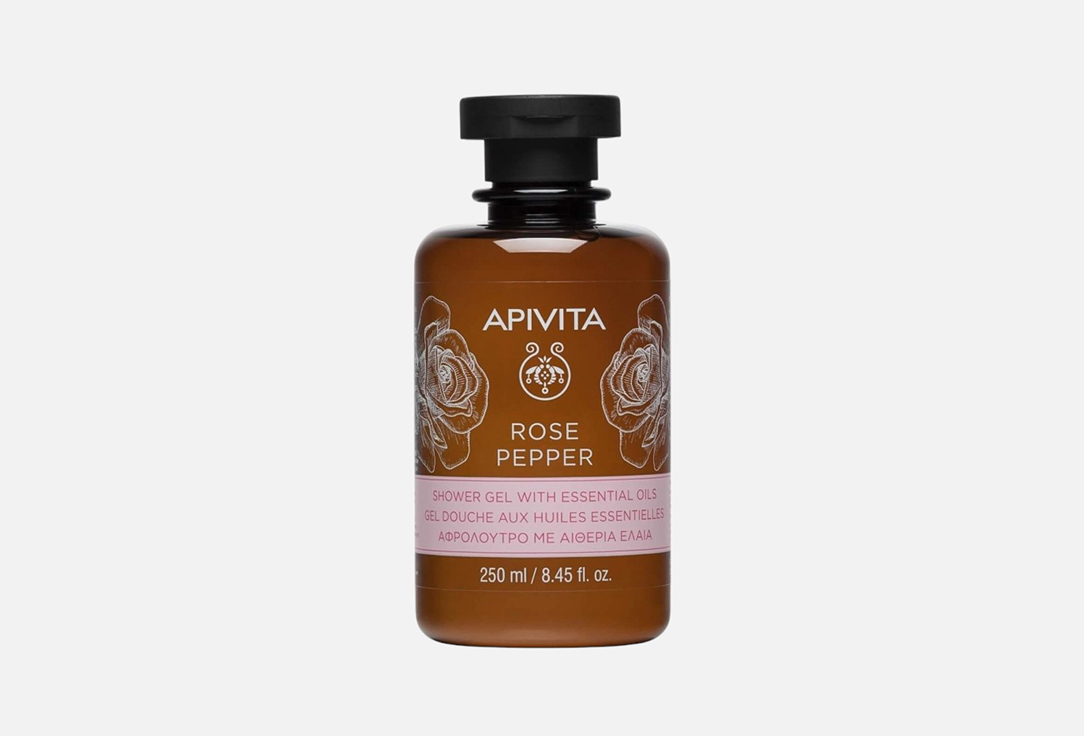 APIVITA Shower Gel ROSE & PEPPER