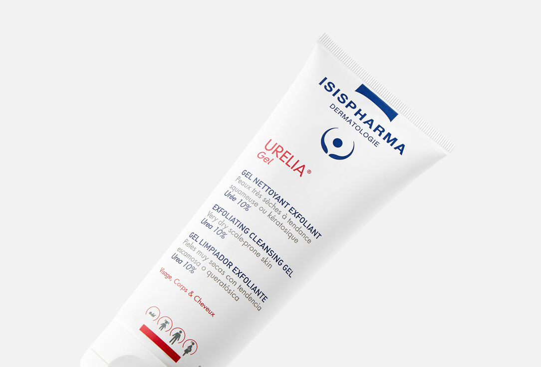 ISISPHARMA DERMATOLOGIE Exfoliating cleansing gel URELIA Gel