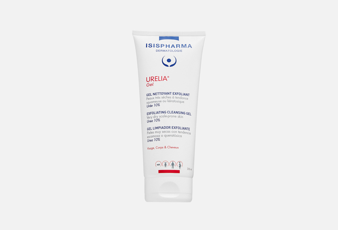 ISISPHARMA DERMATOLOGIE Exfoliating cleansing gel URELIA Gel