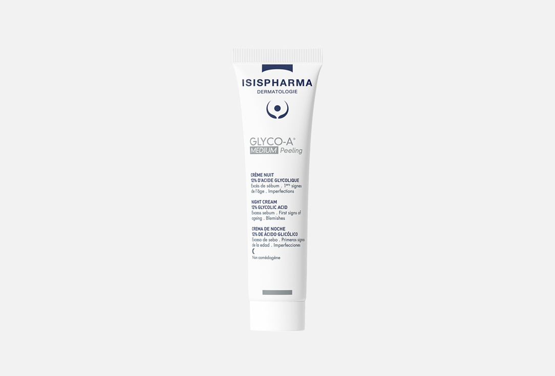 ISISPHARMA DERMATOLOGIE Exfoliating night cream Glyco-A 10%