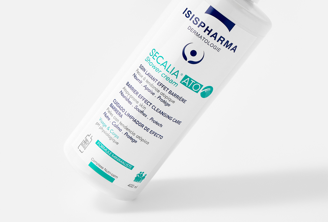 ISISPHARMA DERMATOLOGIE Cleansing shower cream Secalia ATO Shower Cream
