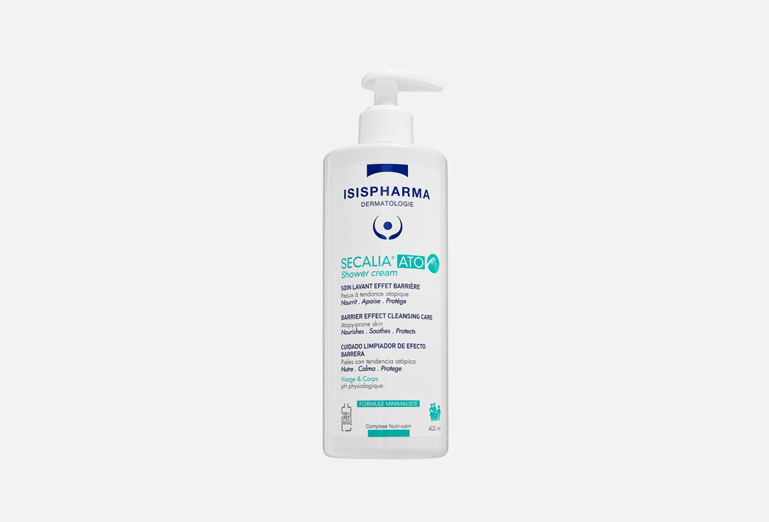 ISISPHARMA DERMATOLOGIE Cleansing shower cream Secalia ATO Shower Cream