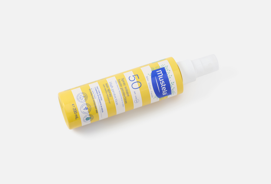Mustela Water resistance Sunscreen Spray SPF50 High Protection Sun Spray