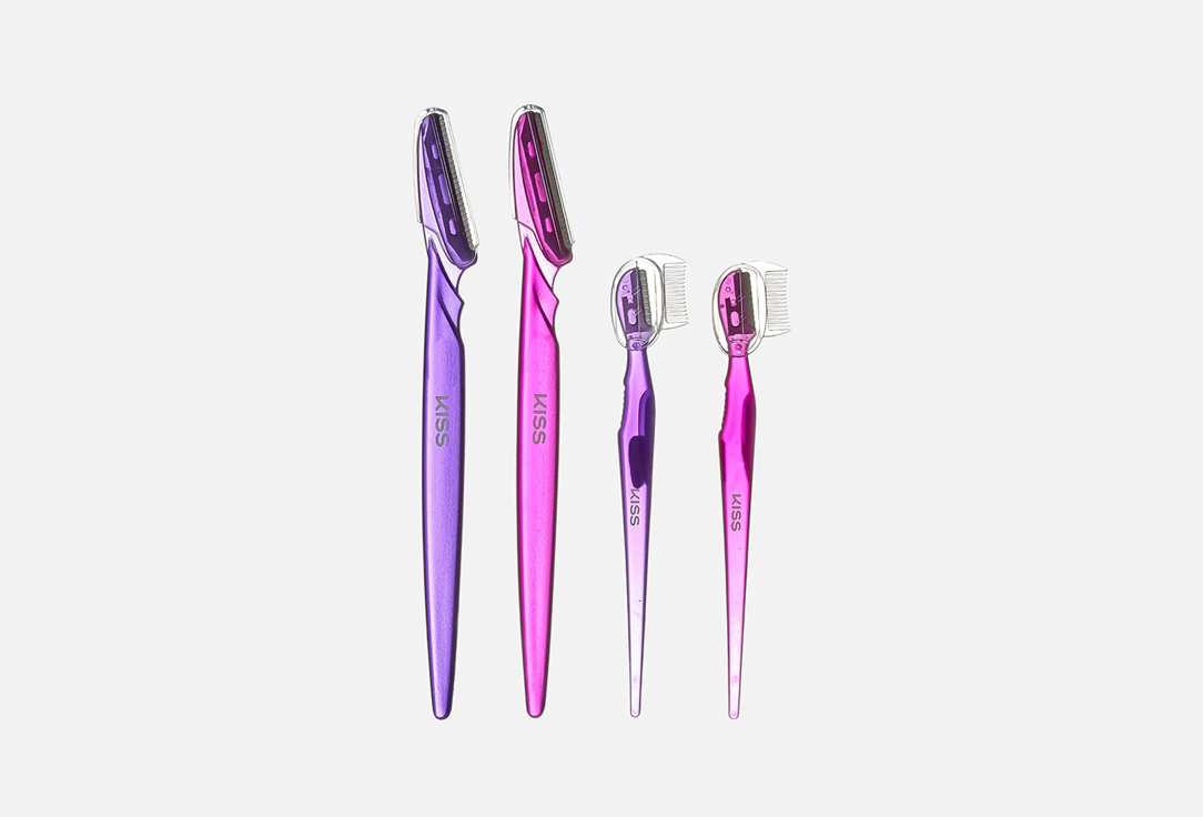KISS NEW YORK Professional Multi-Purpose Brow Shaper Set multi shaper 4 pcs KISS NEW YORK Professional Multi-Purpose Brow Shaper Set multi shaper