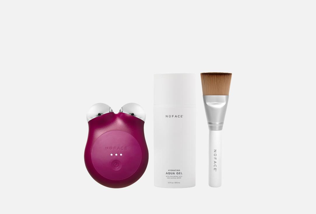 NUFACE Skin Care Gift Set MINI+ Velvet rose 3 pcs NUFACE Skin Care Gift Set MINI+