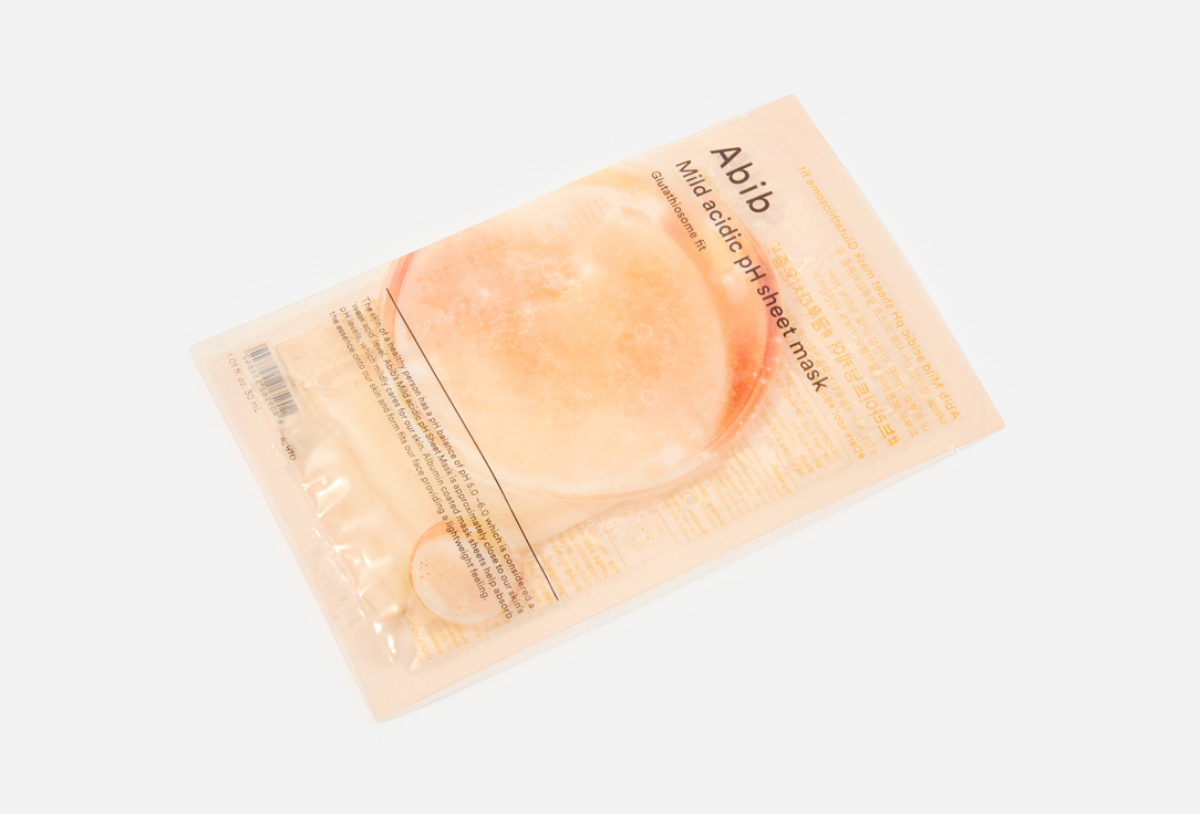 ABIB Brightening face sheet mask Mild acidic ph