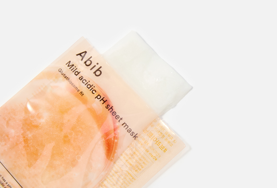 ABIB Brightening face sheet mask Mild acidic ph
