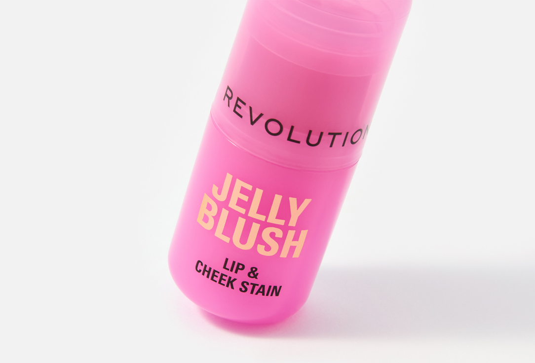 MakeUp Revolution Lips & Cheeks Stick Jelly Blush Stick Strawberry pink 5.5 g MakeUp Revolution Lips & Cheeks Stick Jelly Blush Stick