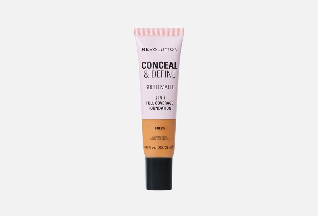 MakeUp Revolution Mattifying Foundation Conceal & Define Foundation F10.9W 23 ml MakeUp Revolution Mattifying Foundation Conceal & Define Foundation