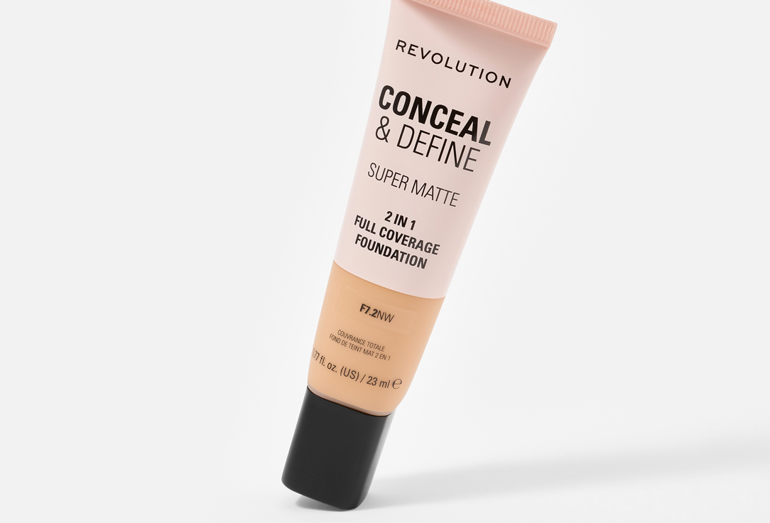 MakeUp Revolution Матирующий тональный крем Conceal & Define Foundation
