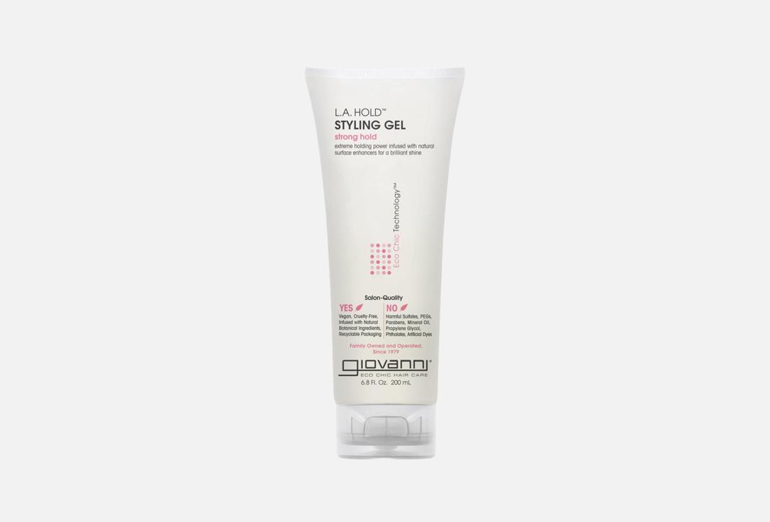 GIOVANNI Medium Hold Hair Styling Gel L.A. Natural Styling Gel 201 ml GIOVANNI Medium Hold Hair Styling Gel L.A. Natural Styling Gel