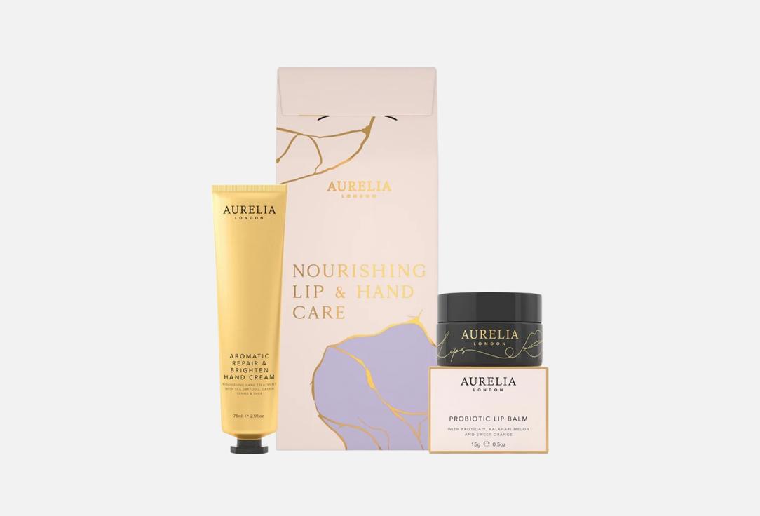Aurelia Lip Balm & Hand Cream Set Nourishing Lip & Hand Care