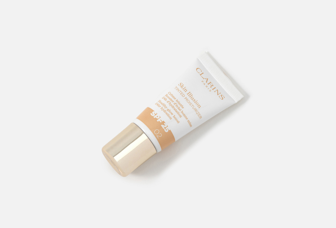 Clarins Moisturizing & Glowing Creamy Foundation SPF 25 Skin Illusion Tinted Moisturizer